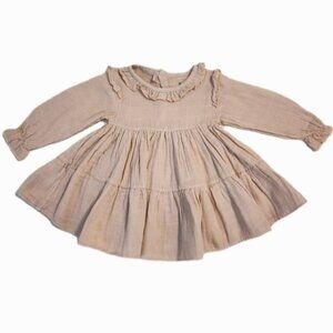 Baby/Toddler Pastel Pink Dress, Knee-Length, Birthday, Travel, School